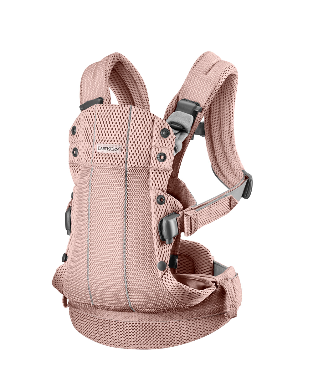 Porte-bébé Harmony Mesh 3D Coloris rose poudré Babybjörn