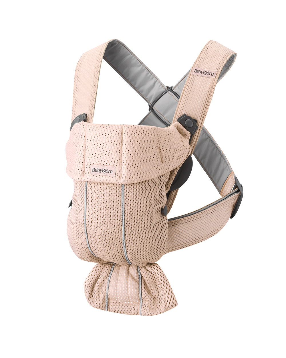 Porte-bébé Mini Mesh 3D Coloris rose nacré Babybjörn