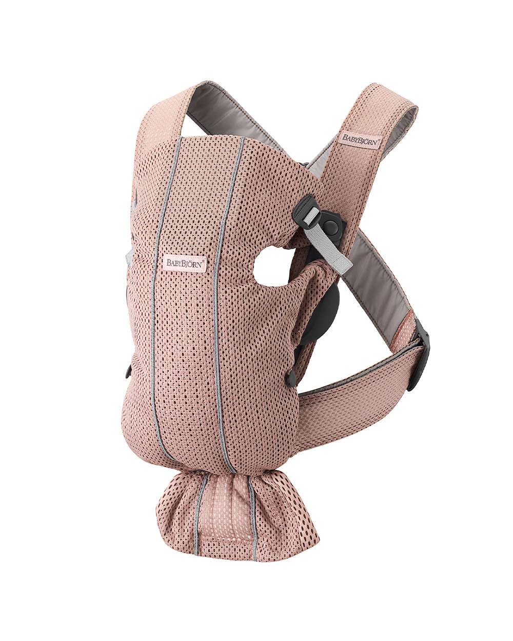 Porte-bébé Mini Mesh 3D Coloris rose poudré Babybjörn