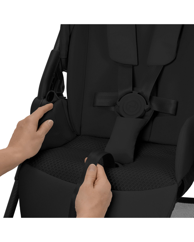 Poussette Melio Carbon Coloris Magic Black Cybex