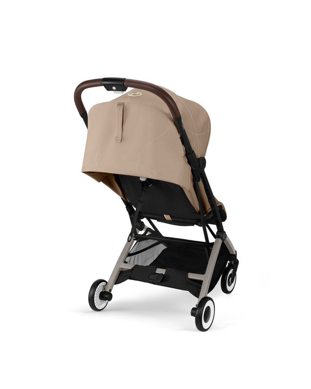 Poussette Orfeo Châssis taupe coloris Almond Beige Cybex