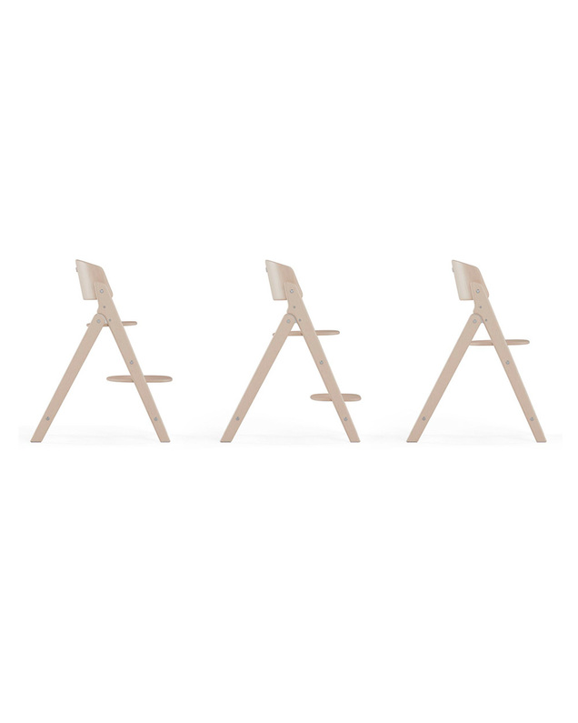 Chaise haute Click & Fold 3-en-1 Coloris light natural  Cybex