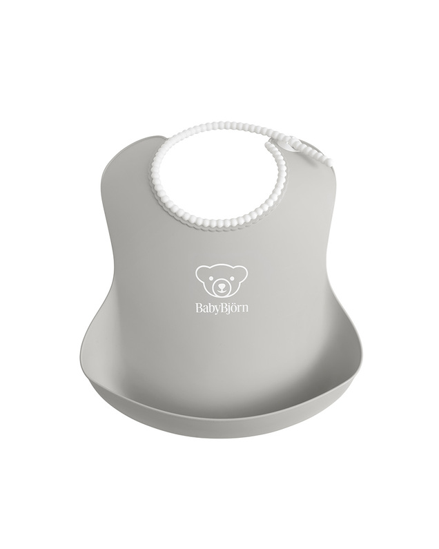 Bavoir récupérateur Coloris gris  Babybjörn