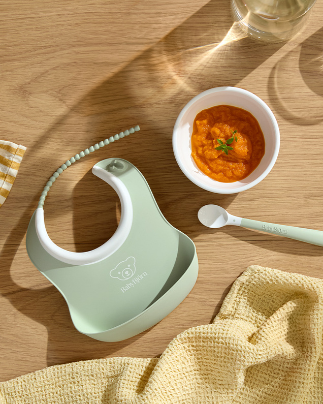 Coffret repas 3 pièces Coloris vert pastel  Babybjörn