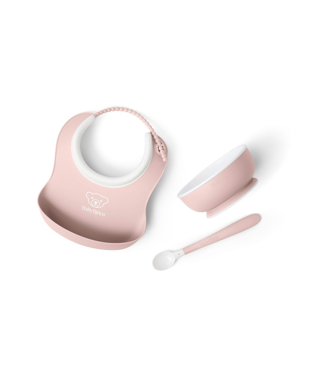 Coffret repas 3 pièces Coloris rose pastel  Babybjörn