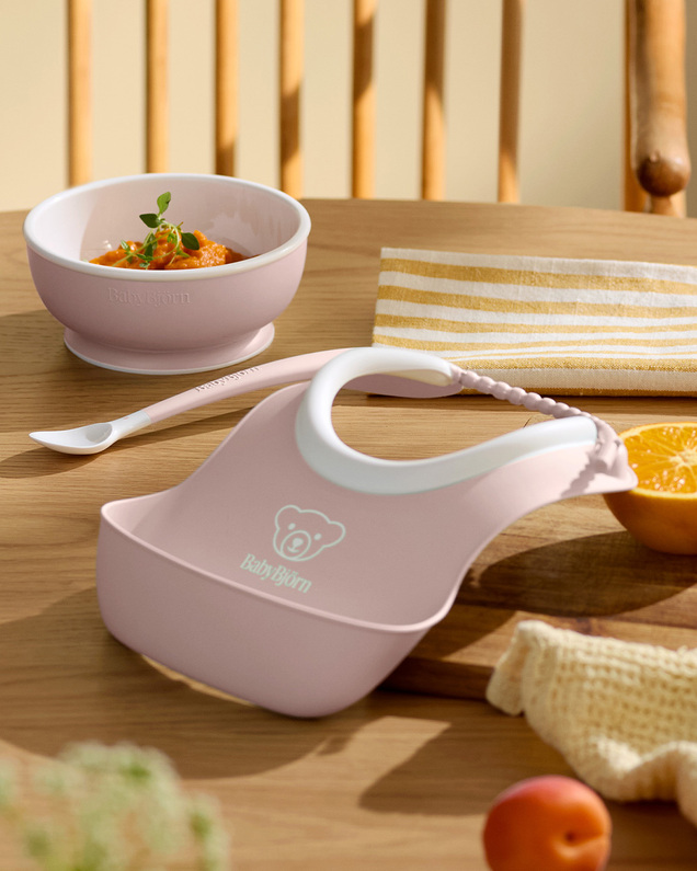 Coffret repas 3 pièces Coloris rose pastel  Babybjörn