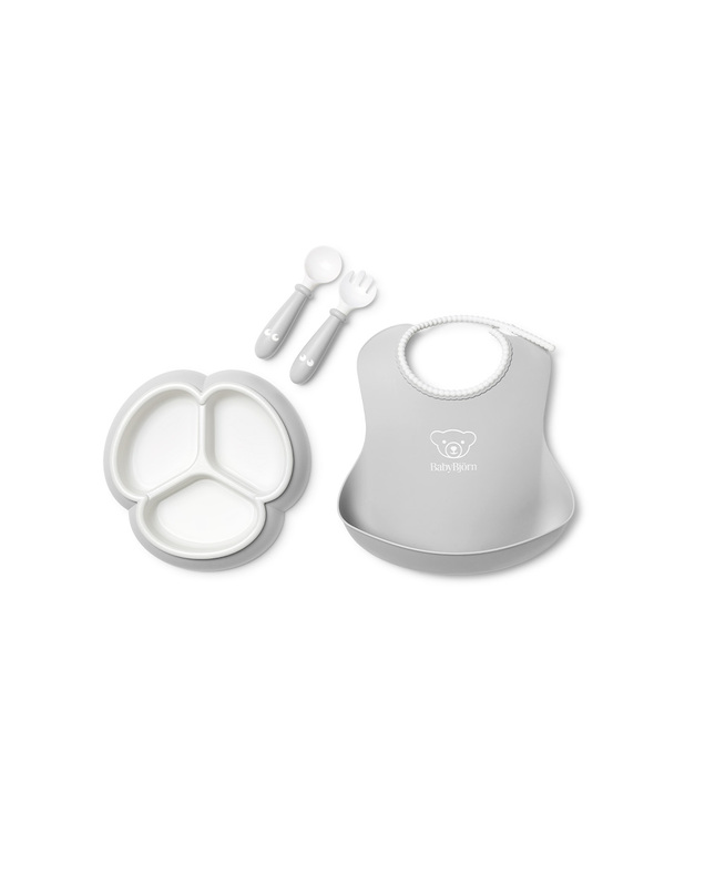 Coffret repas 4 pièces Coloris gris  Babybjörn