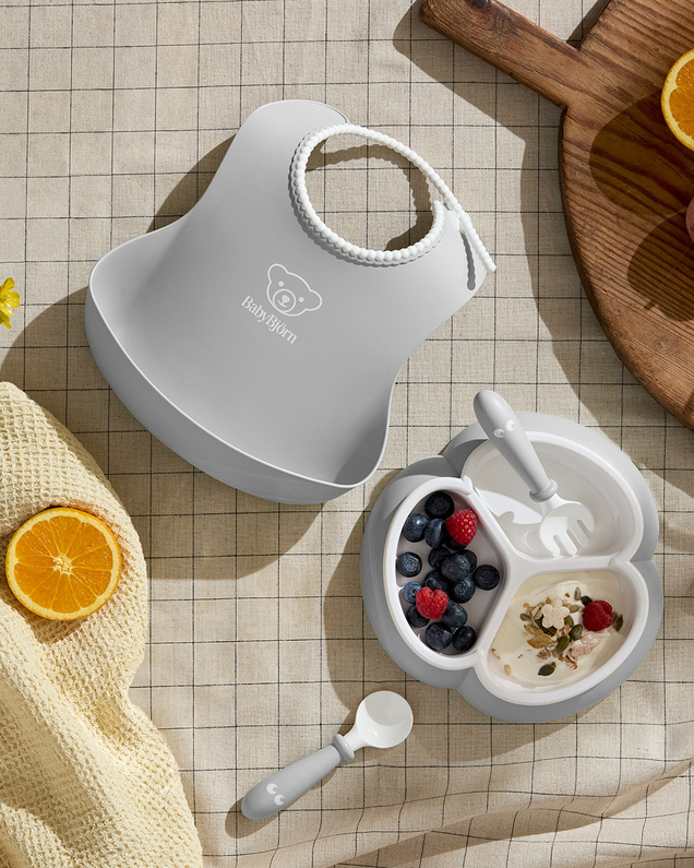 Coffret repas 4 pièces Coloris gris  Babybjörn