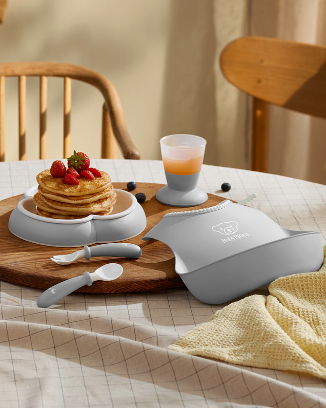 Coffret repas 5 pièces Coloris gris  Babybjörn