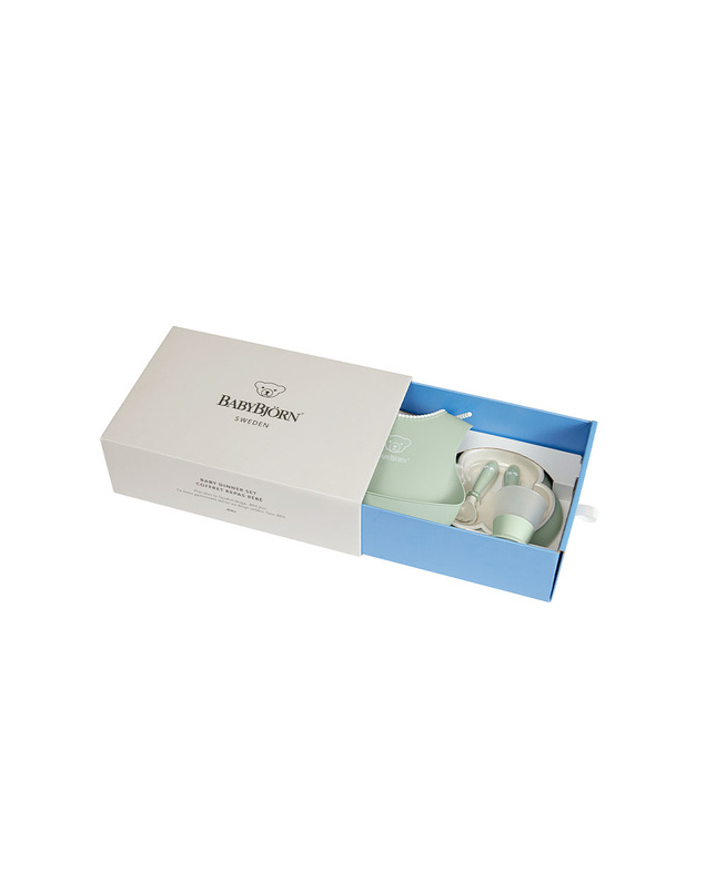 Coffret repas 5 pièces Coloris vert pastel  Babybjörn