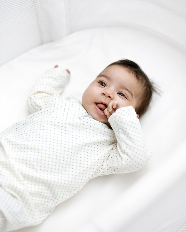 Drap housse pour berceau évolutif Coloris blanc Babybjörn