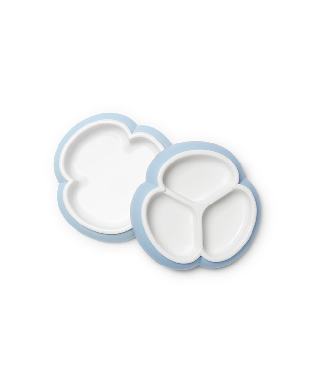 Lot de 2 assiettes Coloris bleu pastel  Babybjörn