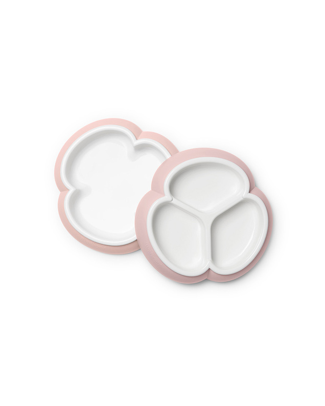 Lot de 2 assiettes Coloris rose pastel  Babybjörn