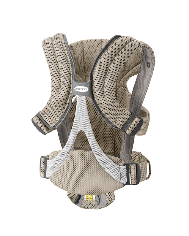 Porte-bébé Move Mesh 3D Coloris gris beige Babybjörn