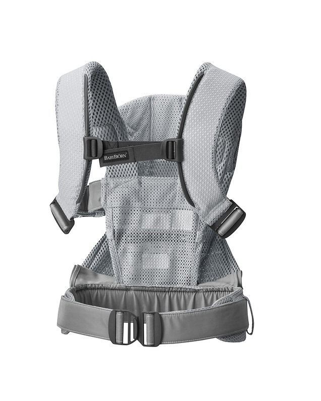 Porte-bébé One Air Mesh 3D Coloris argent Babybjörn