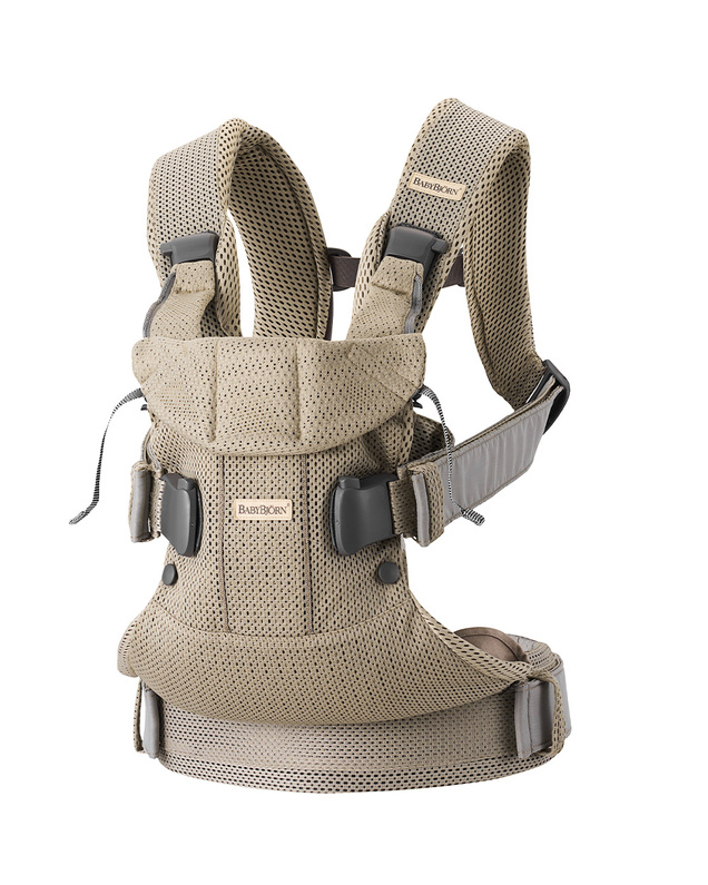 Porte-bébé One Air Mesh 3D Coloris gris beige Babybjörn