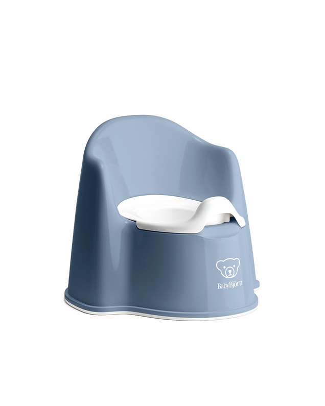 Pot fauteuil Coloris bleu profond/blanc  Babybjörn