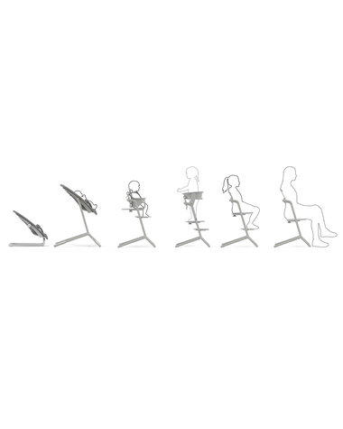 Socle pour transat Lemo/Click & Fold Coloris Suede Grey  Cybex