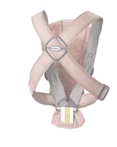 Porte-b&eacute;b&eacute; Mini Mesh 3D Coloris rose poudr&eacute;  Babybj&ouml;rn