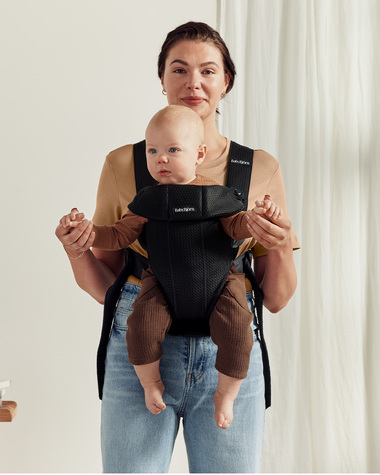 Porte-b&eacute;b&eacute; Mini Mesh 3D Coloris noir  Babybj&ouml;rn
