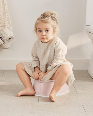 Pot Smart Coloris rose pastel/blanc  Babybj&ouml;rn