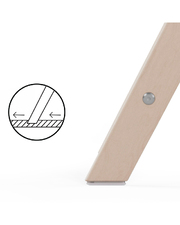Chaise haute Click & Fold Coloris light natural  Cybex
