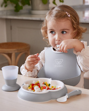 Coffret repas 5 pièces Coloris gris Babybjörn