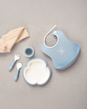 Coffret repas 5 pièces Coloris bleu pastel Babybjörn