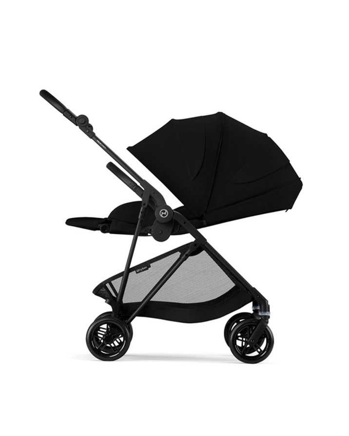 Poussette Melio Carbon Coloris Magic Black Cybex