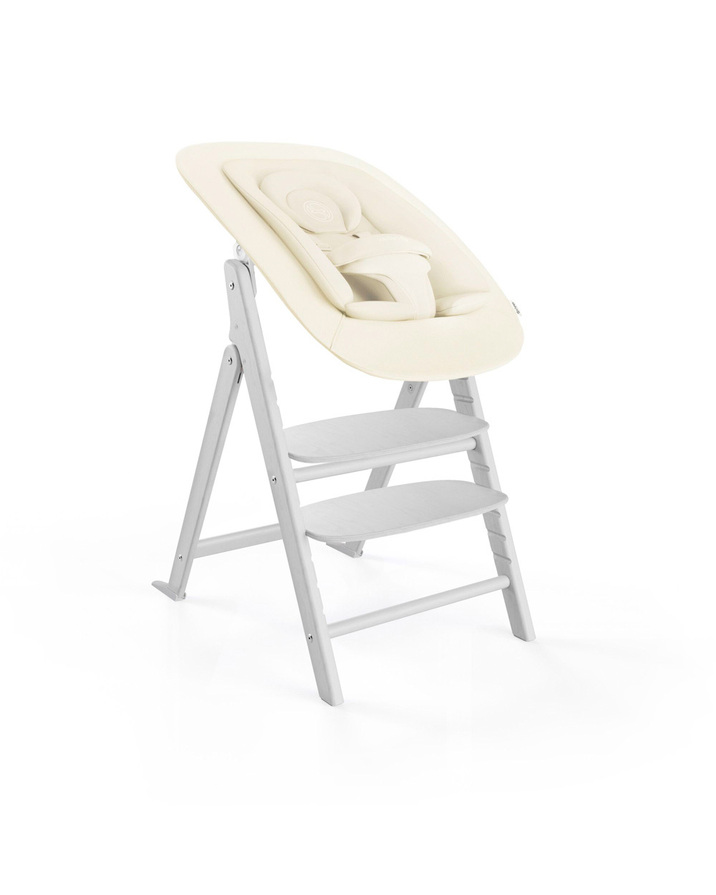 Chaise haute Click & Fold 4-en-1 Coloris All White Cybex