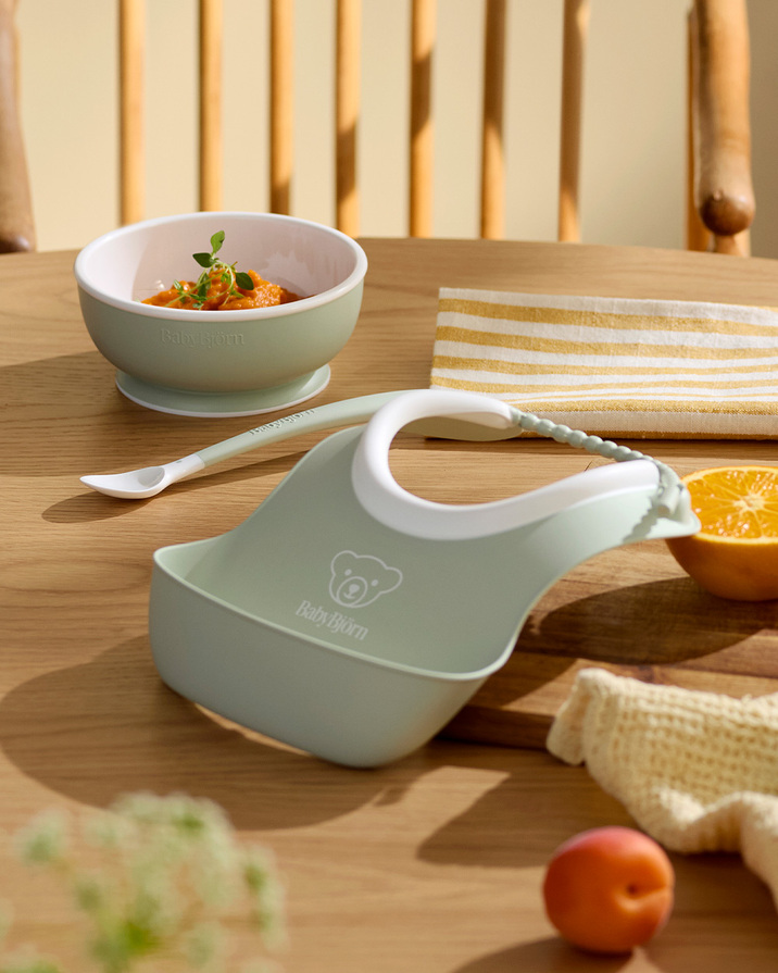 Coffret repas 3 pièces Coloris vert pastel Babybjörn