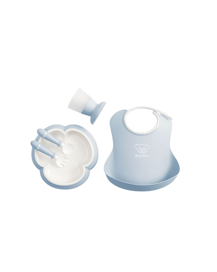Coffret repas 5 pièces Coloris bleu pastel Babybjörn