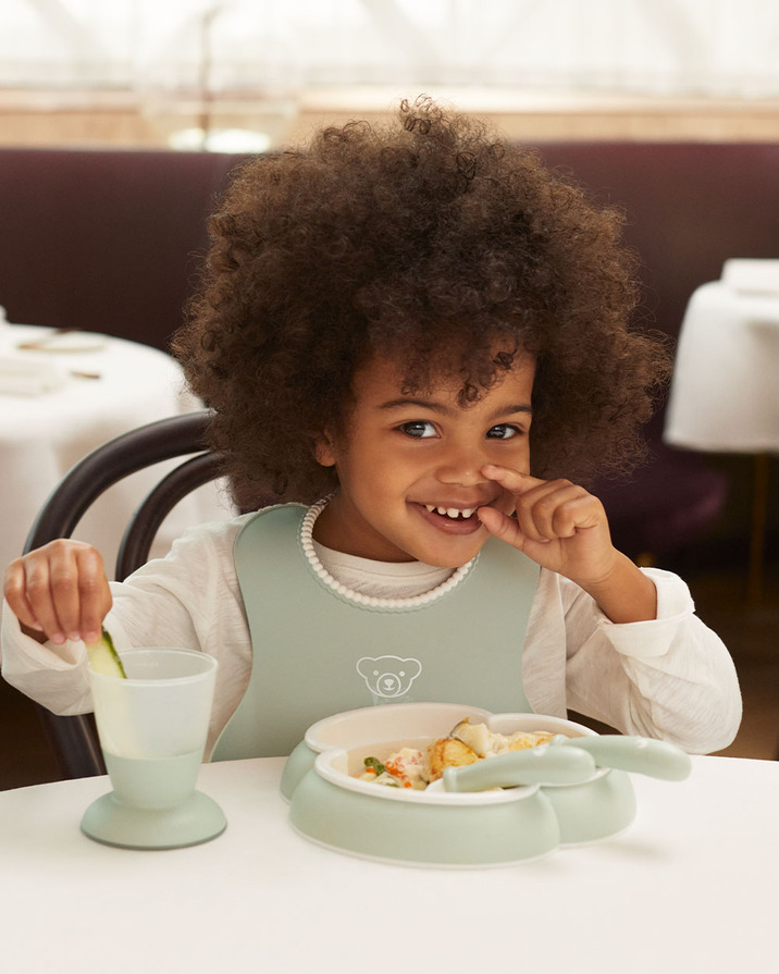 Coffret repas 5 pièces Coloris vert pastel Babybjörn