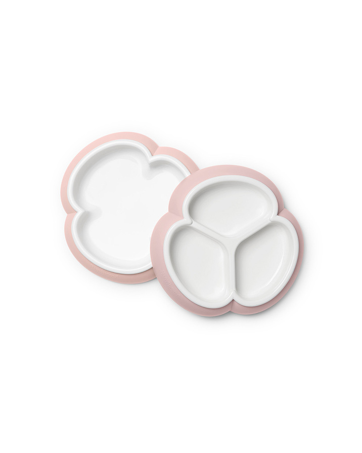 Lot de 2 assiettes Coloris rose pastel Babybjörn