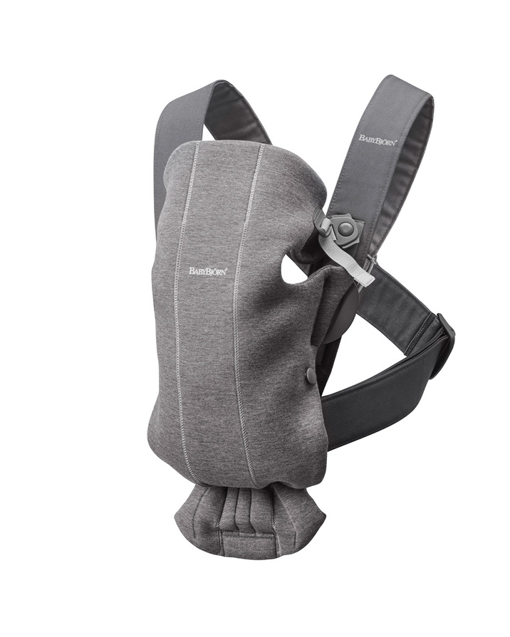 Porte-bébé Mini Jersey 3D Coloris gris foncé Babybjörn
