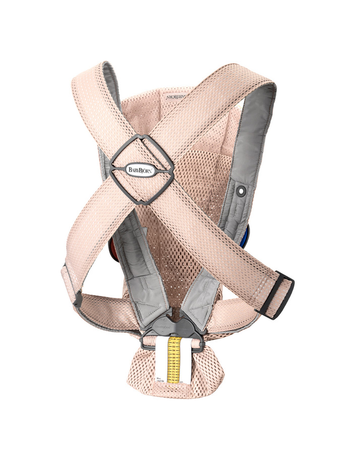 Porte-bébé Mini Mesh 3D Coloris rose nacré Babybjörn