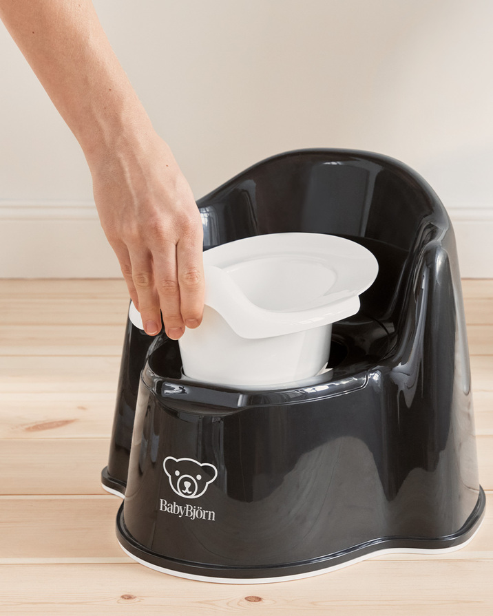 Pot fauteuil Coloris noir/blanc Babybjörn