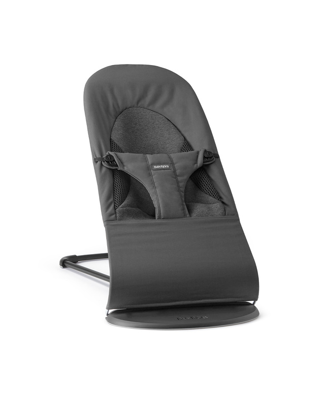 Transat Balance Soft jersey tissé Colors gris foncé Babybjörn