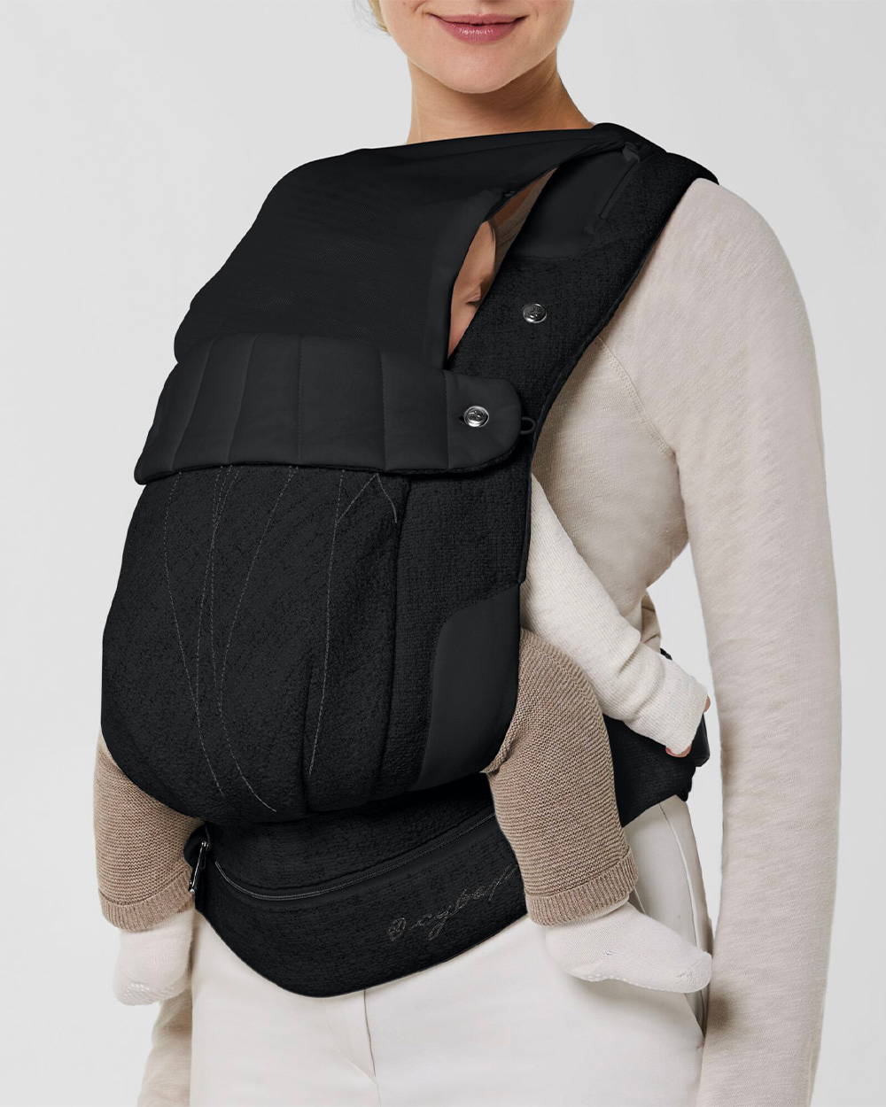 Porte-b&eacute;b&eacute; Coya Boucl&eacute; Coloris Stone black  Cybex
