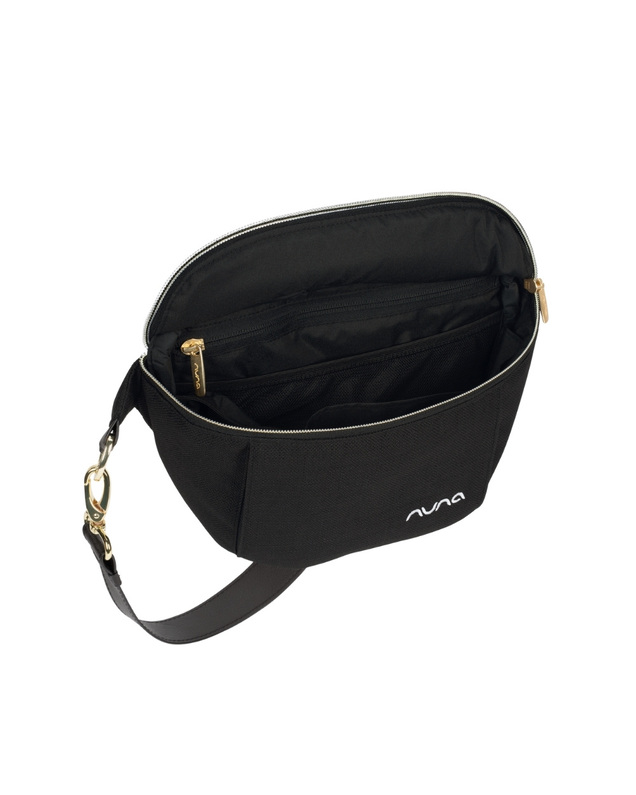 Sac à bandoulière pour poussette Coloris caviar  Nuna