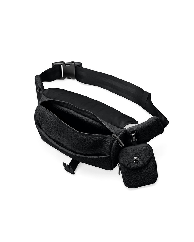 Sac Banane bouclé Coloris Stone Black Cybex
