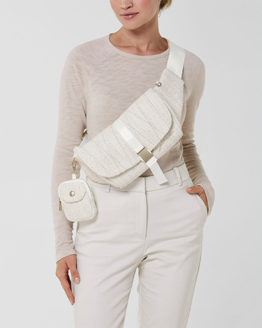 Sac Banane boucl&eacute; Coloris Cream White  Cybex