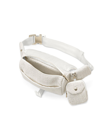 Sac Banane boucl&eacute; Coloris Cream White  Cybex
