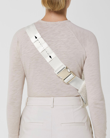 Sac Banane boucl&eacute; Coloris Cream White  Cybex