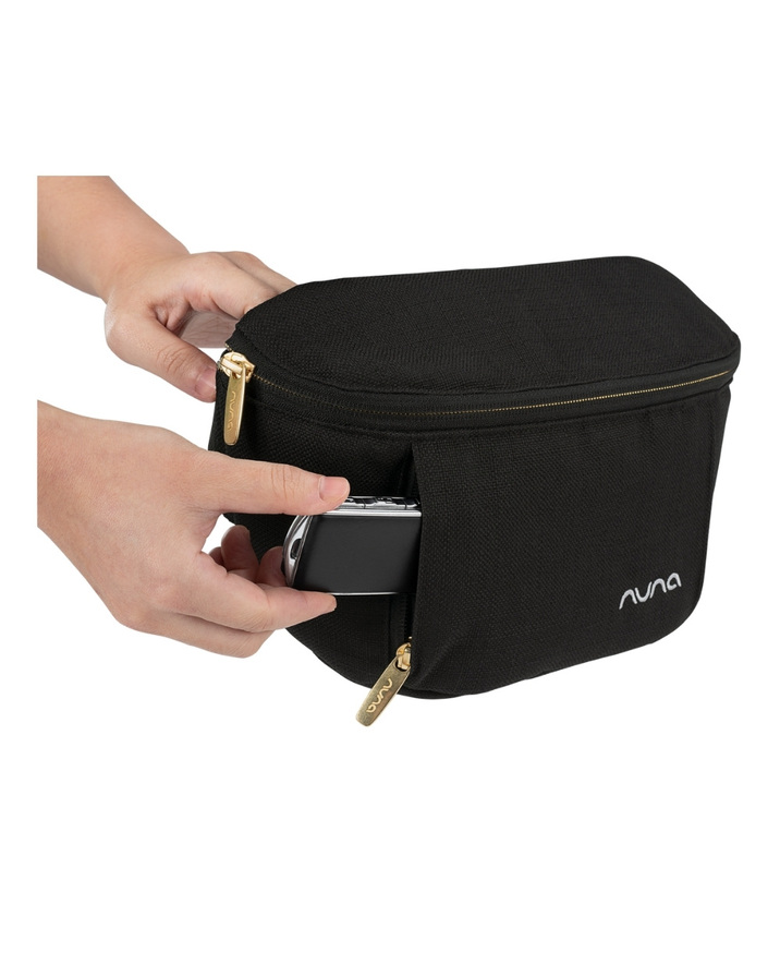 Sac &agrave; bandouli&egrave;re pour poussette Coloris caviar  Nuna