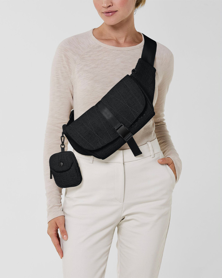 Sac Banane bouclé Coloris Stone Black Cybex