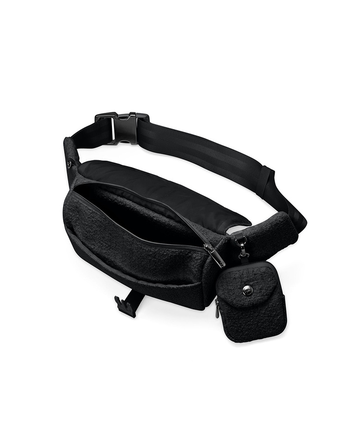 Sac Banane bouclé Coloris Stone Black Cybex