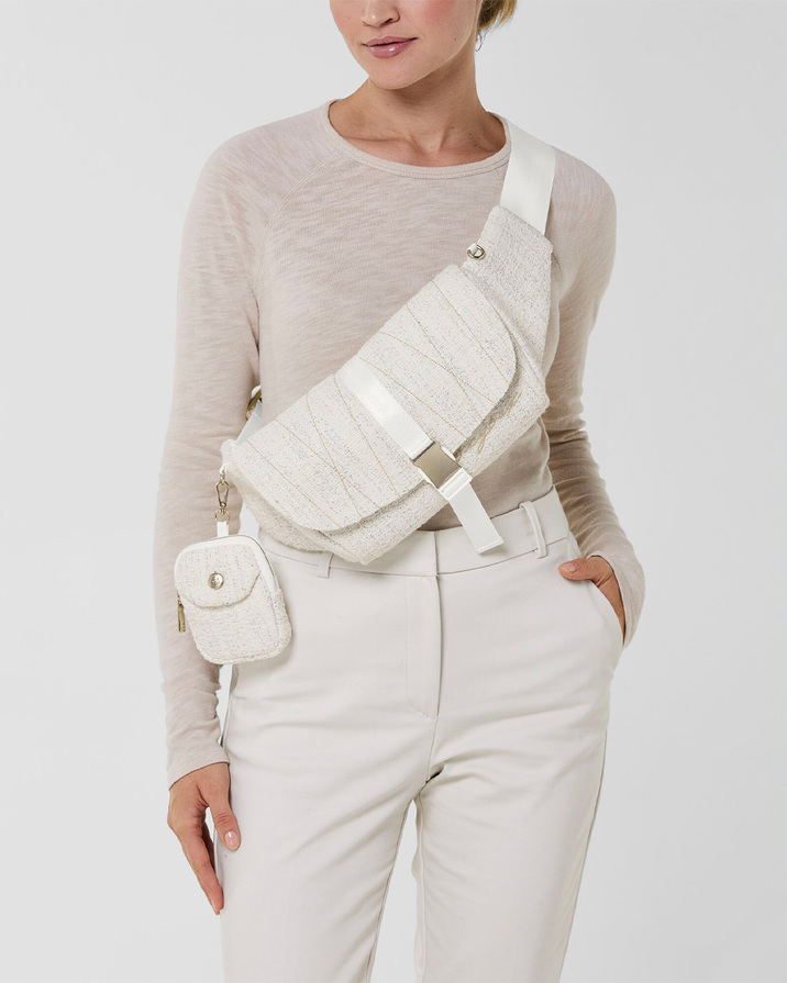 Sac Banane bouclé Coloris Cream White Cybex