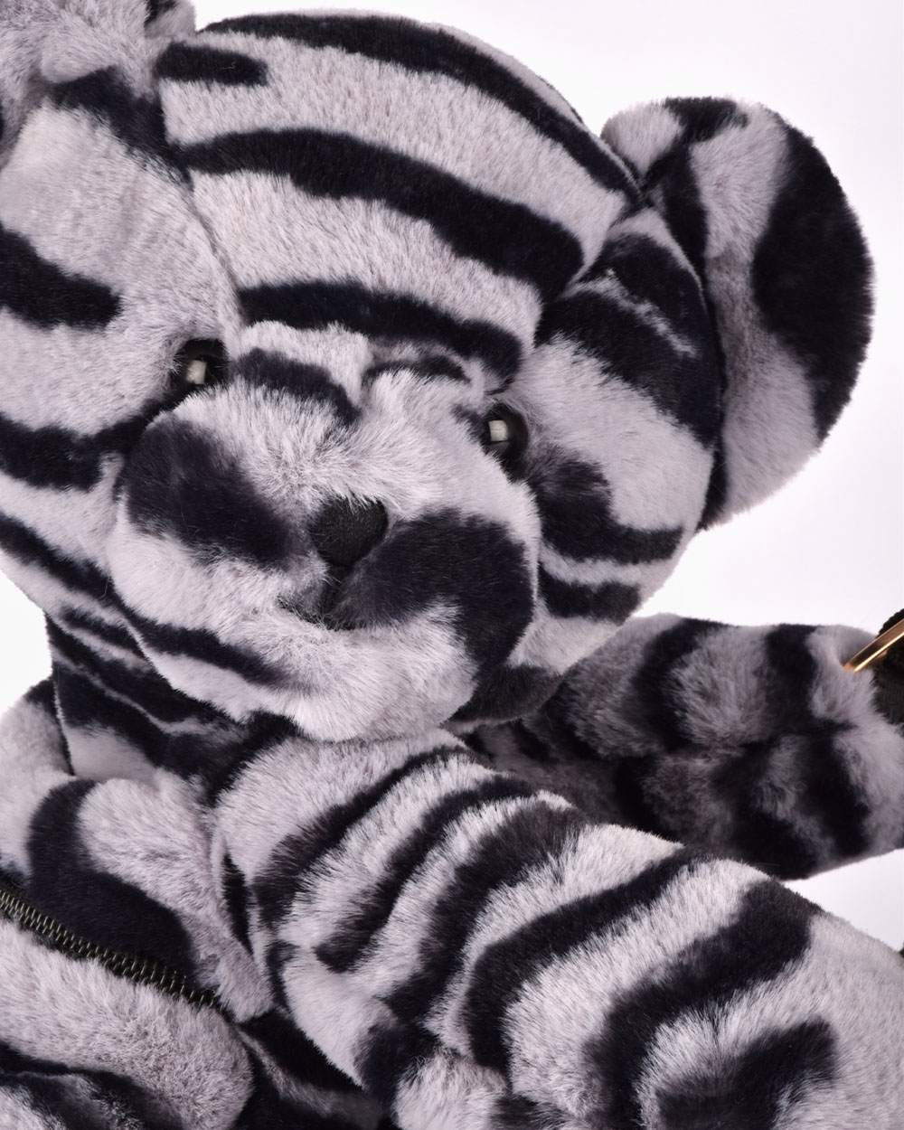 Sac bandoulière ours Coloris zèbre Doudou et Compagnie