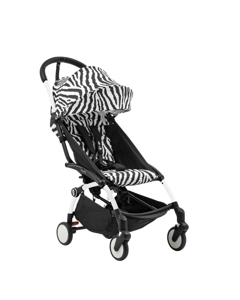 Poussette YOYO&sup3; pack 6+ avec cadre blanc Coloris z&egrave;bre  Stokke